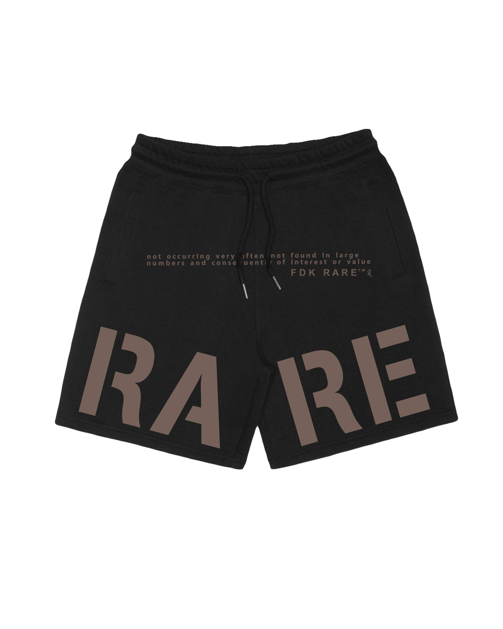 Black Rare Chocolate Shorts