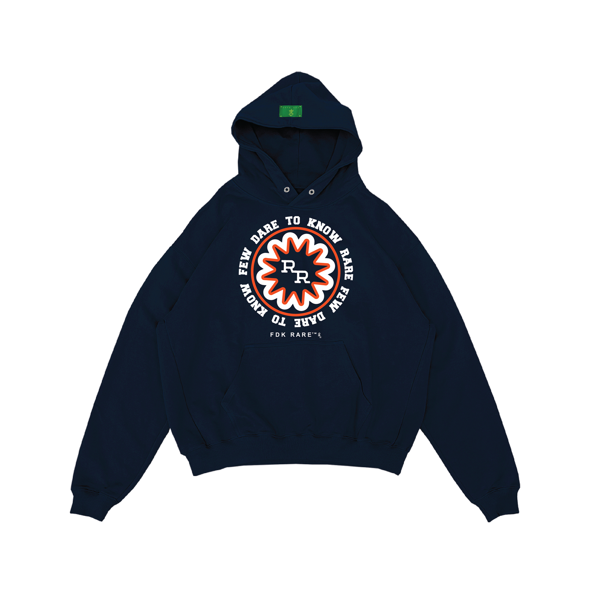 Stamp RR Hoodie Navy