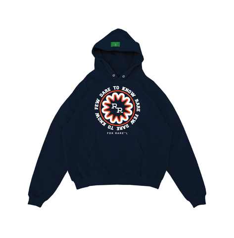 Stamp RR Hoodie Navy