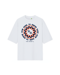 Stamp RR T-Shirt Navy Orange